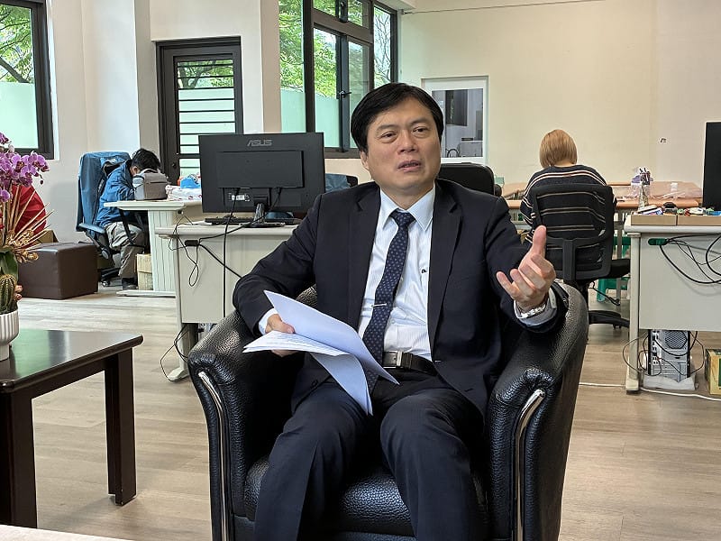 林國漳：宜蘭產業發展並非追求大型工廠進駐，而是追求科技研發、生技等類型產業。 圖：詹家威/攝 