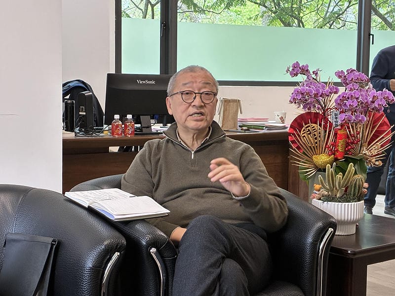 林向愷：希望藉由這次選舉，重新了解台灣地方政治。 圖：詹家威/攝 