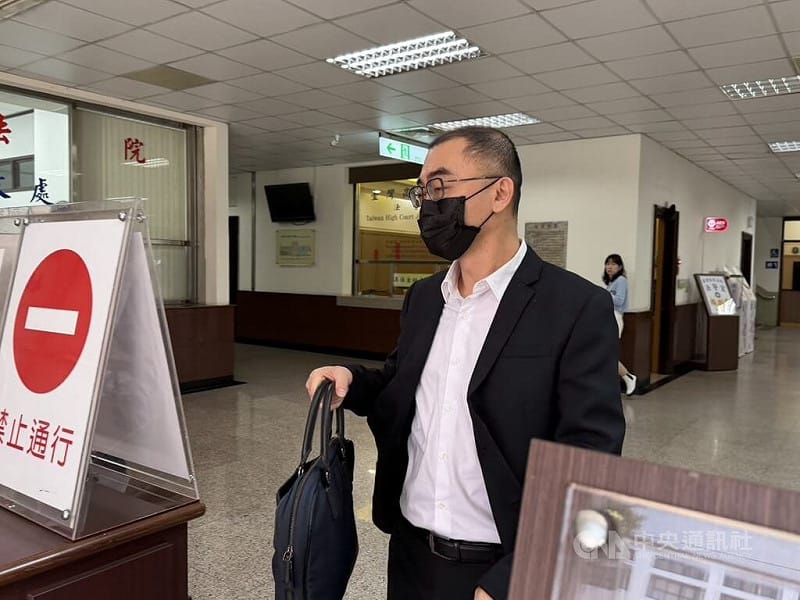 誠美材料前副董事長葉美麗涉與郡宏前董事長林勇任（圖）掏空誠美材料等公司逾新台幣2億元。一審判林勇任6年。二審台灣高等法院16日開庭諭知增加保證金100萬元，林勇任辦保後離開法院。中央社記者劉世怡攝　115年3月16日&nbsp;&nbsp;&nbsp;