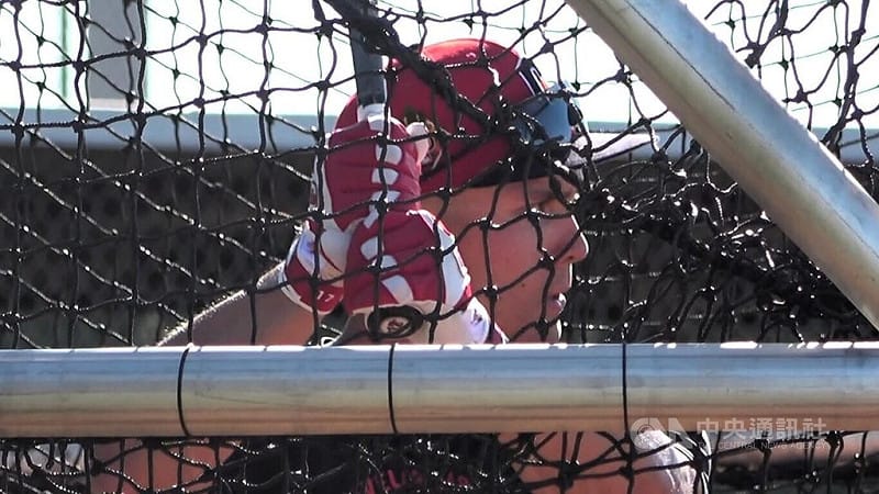 美國職棒台裔美籍外野手費柴德（Stuart Fairchild）計畫未來休季期間再度造訪母親的家鄉台灣。中央社記者林宏翰亞利桑那攝　115年3月20日&nbsp;&nbsp;&nbsp;