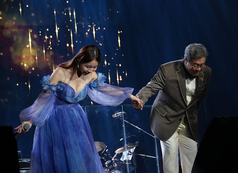 楊烈「自由之地」世界巡迴演唱會第二站，3月20日晚間移師台中中山堂感性登場。&nbsp;&nbsp;&nbsp;圖：。印太戰略智庫提供