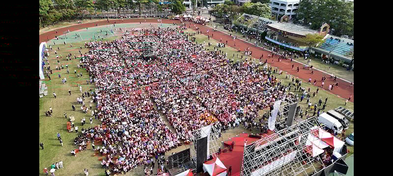楊瓊瓔的造勢活動，主辦單位宣稱現場破3萬人。&nbsp;&nbsp;&nbsp;圖：楊瓊瓔服務處/提供