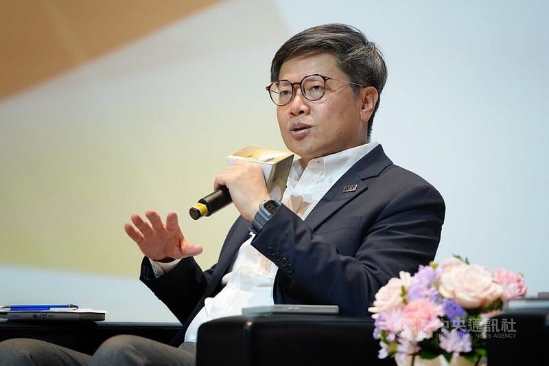 世代文化創業群創辦人周奕成（圖）21日下午在台北中正紀念堂出席「李登輝、彭明敏『夢二途』交織的台灣光影─總統直選30週年鼎談會 」，針對總統直選相關議題暢談己見。中央社記者徐肇昌攝　115年3月21日&nbsp;&nbsp;&nbsp;