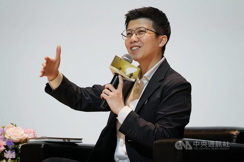 社民黨台北市議員苗博雅（圖）21日以太陽花世代代表身分受邀出席「李登輝、彭明敏『夢二途』交織的台灣光影─總統直選30週年鼎談會 」，除進行跨世代的公共討論，也回應當前台灣政治面臨的挑戰等議題。中央社記者徐肇昌攝 115年3月21日&nbsp;&nbsp;&nbsp;