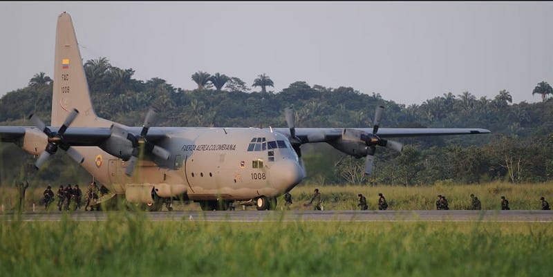 C-130「大力神」運輸機。 圖:翻攝自X帳號@visegrad24