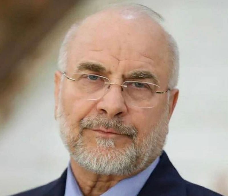  伊朗國會議長加利巴夫。 圖 : 翻攝自 X / Amit Segal 