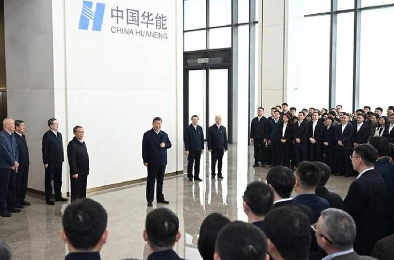 習近平高調視察雄安新區。&nbsp;&nbsp;&nbsp;圖 : 翻攝自 X / EulerJ