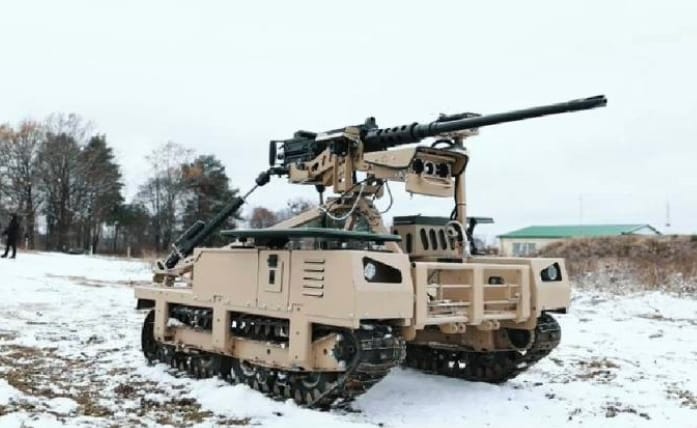 地面機器人將取代烏克蘭前線1/3的肉搏士兵戰力。&nbsp;&nbsp;&nbsp;圖 : 翻攝自墓碑科技