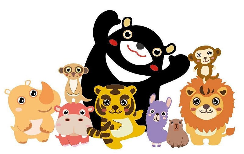 壽山動物園兒童連假起至4/30推出「壽Q家族」人氣票選活動。&nbsp;&nbsp;&nbsp;圖：高雄市觀光局/提供