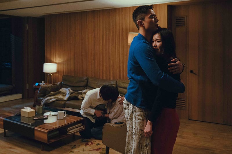 睦媄與初孟軒片中飾演一對即將訂婚的恩愛情侶。&nbsp;&nbsp;&nbsp;圖：網銀國際影視／提供