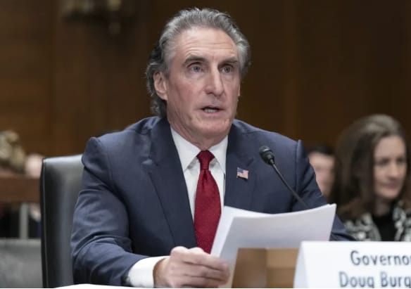 美國內政部長道格·伯格姆。&nbsp;&nbsp;&nbsp; 圖 : 達志影像 / 美聯社