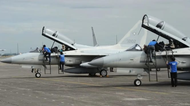 韓國之前推的FA-50低端型戰機。&nbsp;&nbsp;&nbsp;圖 : 翻攝自軍武大V