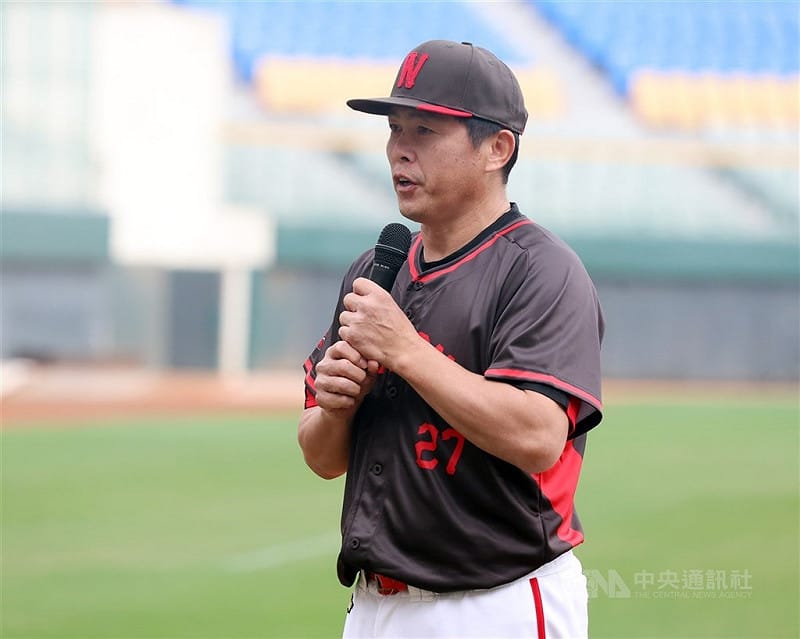 圖為中華職棒味全龍隊總教練葉君璋。（中央社檔案照片）&nbsp;&nbsp;&nbsp;