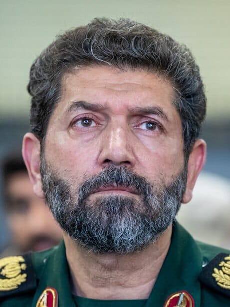 伊斯蘭革命衛隊指揮官哈桑扎德疑似在以色列的一次空襲中喪生。 圖:翻攝自 X @weng_ya34966