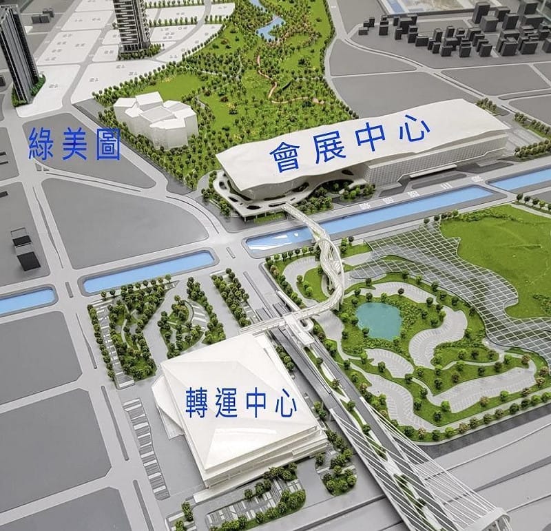 陳淑華建議儘速興建會展中心至轉運中心的空橋。&nbsp;&nbsp;&nbsp;圖：台中市政府/提供