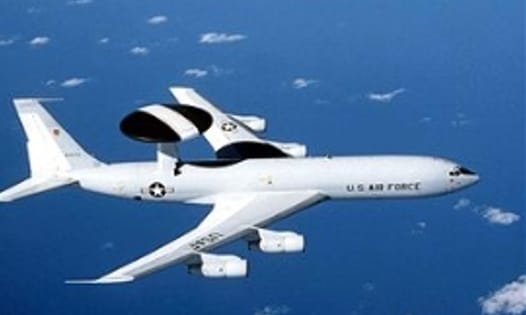 美軍E-3G哨兵預警機。(示意圖)&nbsp;&nbsp;&nbsp;圖 : 翻攝自維基百科