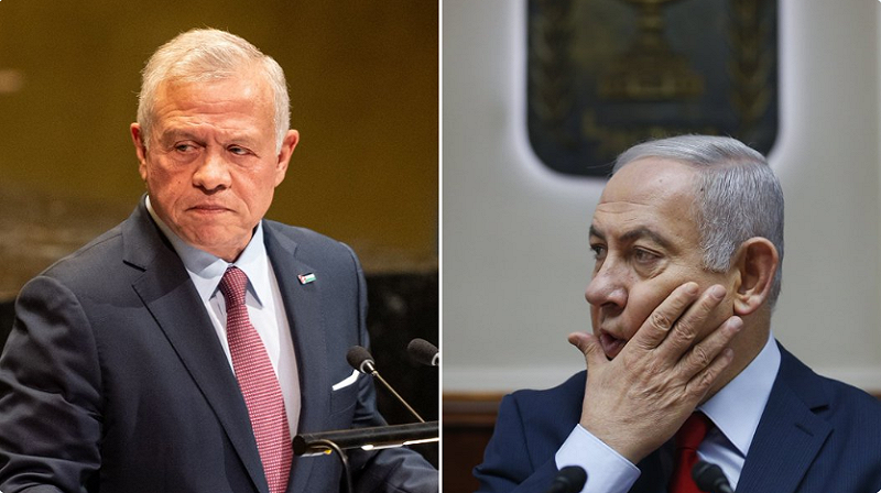 在以色列與約旦關係方面，約旦國王阿卜杜拉二世拒絕與以色列總理納坦雅胡會面。 圖:翻攝自X帳號@Macropulse01