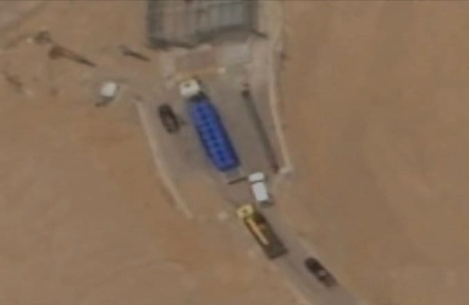 然而，有消息稱，伊朗可能早在打擊行動開始前數日，就已將該設施內的濃縮鈾轉移至其他地方保存。&nbsp;&nbsp;&nbsp;圖：翻攝自 @MOSSADil X 帳號