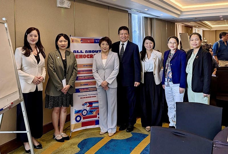  民進黨參與亞洲自由民主聯盟（CALD）於 3 月 26 日至 28 日在菲律賓馬尼拉召開「全關乎民主」論壇暨第 52 屆執行委員會。 圖：民進黨提供 