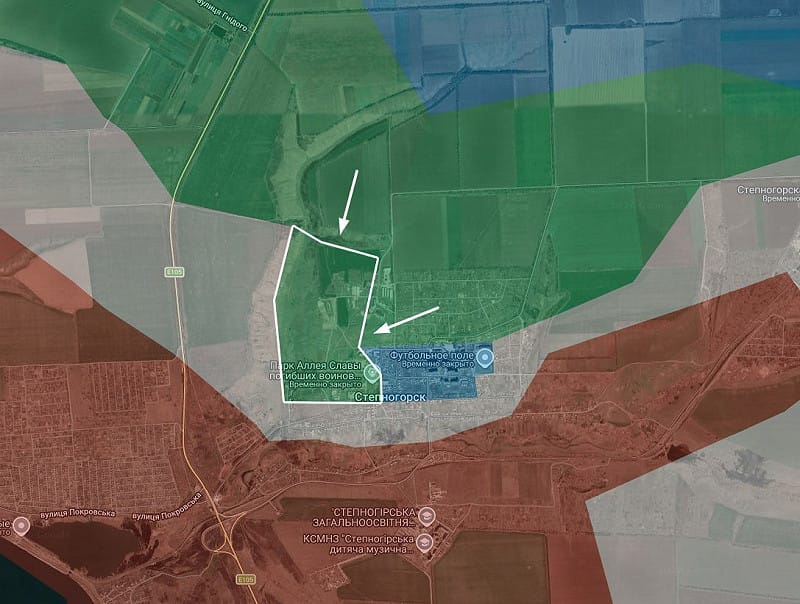 烏軍仍在札波羅熱發動反擊,現在又向斯捷普諾戈爾斯克推進。 圖:翻攝自X帳號@WW3finalboss 烏軍仍在札波羅熱發動反擊,現在又向斯捷普諾戈爾斯克推進。 圖:翻攝自X帳號@WW3finalboss