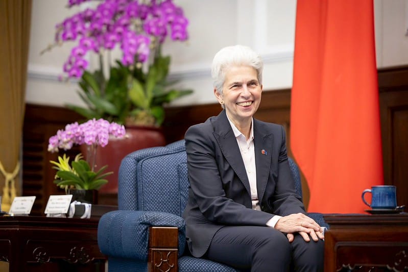 歐洲議會安全暨防衛委員會主席史琪曼(Marie-Agnes Strack-Zimmermann) 圖:總統府提供 歐洲議會安全暨防衛委員會主席史琪曼(Marie-Agnes Strack-Zimmermann) 圖:總統府提供