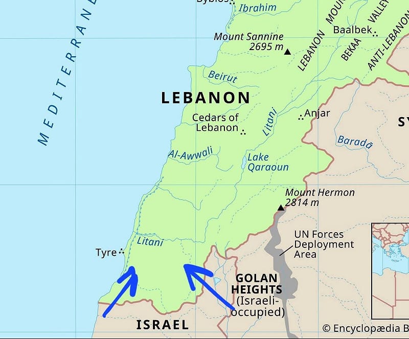 有網友分析指出，以軍未來可能擴大地面行動規模，並將部分轟炸伊朗的空中力量轉移至黎巴嫩戰場，實現「徹底清除利塔尼河沿岸真主黨勢力」的目標。&nbsp;&nbsp;&nbsp;圖：翻攝自 @visionergeo X 帳號