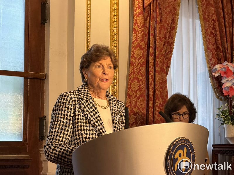 美國聯邦參議員夏欣（Jeanne Shaheen）。 圖：高逸帆／攝 