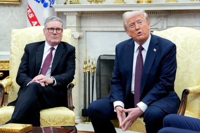 隨著美英兩國間的裂痕不斷加深，安全合作關係岌岌可危。&nbsp;&nbsp;&nbsp;圖：翻攝自 @BreakingAlert_ X 帳號