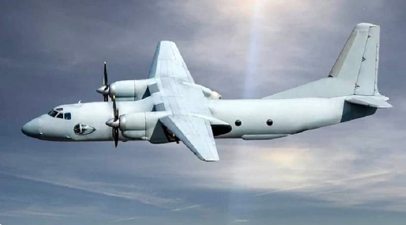 俄羅斯安-26 ( An-26) 運輸機。(示意圖)&nbsp;&nbsp;&nbsp;圖 : 翻攝自X / Nexta