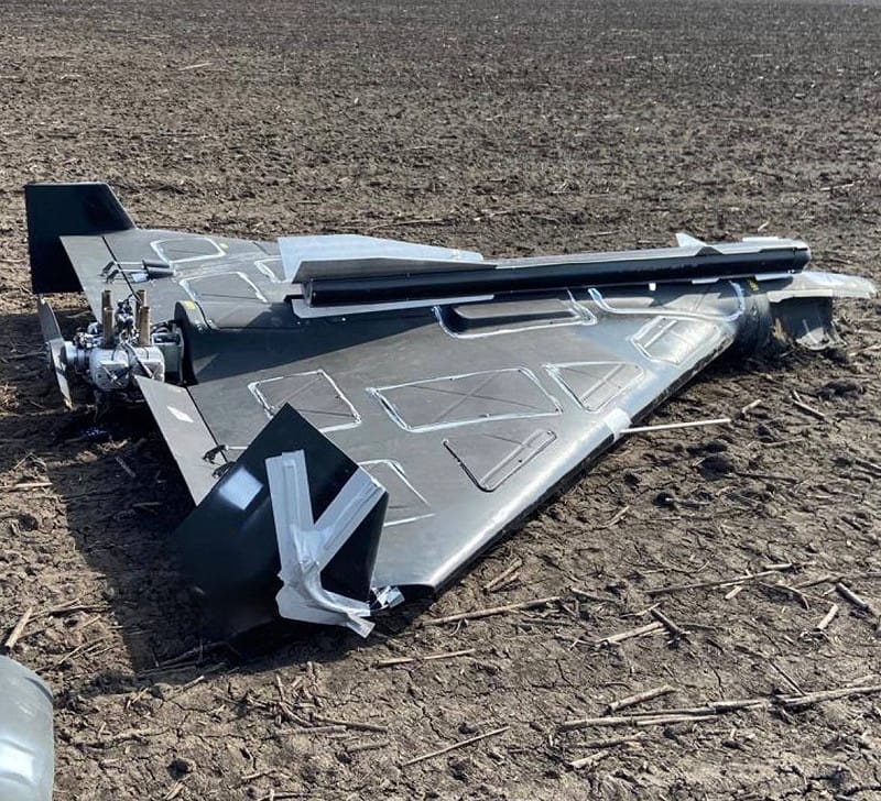  俄羅斯開始在「沙赫德」神風特攻隊無人機上安裝 R-60 空對空飛彈。 圖：翻攝自Ｘ／@bayraktar_1love 