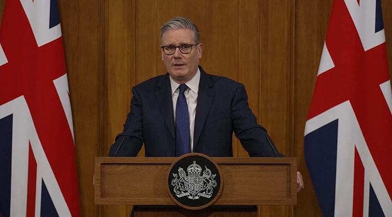  英國首相斯塔默。 圖：翻攝自Ｘ／@NOELreports 