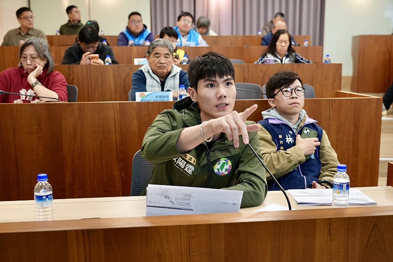  民進黨新竹縣議員歐陽霆有望參選竹北市長。 圖：翻攝自歐陽霆臉書 