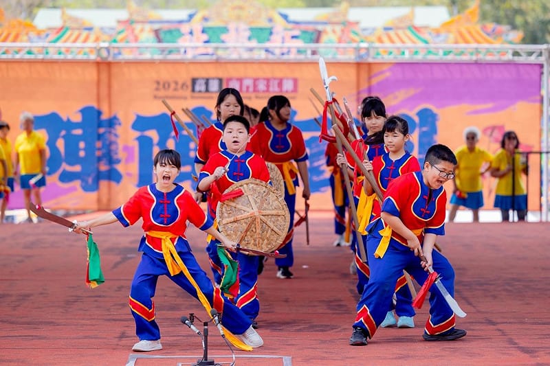 內門國小宋江陣精彩表演。&nbsp;&nbsp;&nbsp;圖：高雄市觀光局/提供
