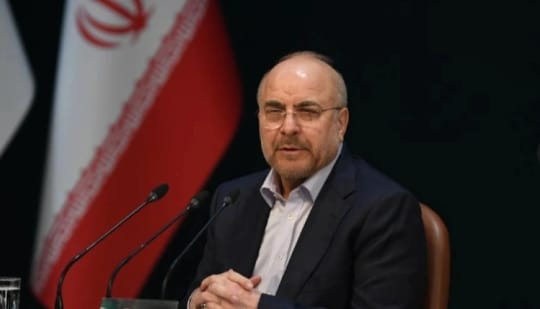 伊朗議長加利巴夫。&nbsp;&nbsp;&nbsp;圖 : 翻攝自新華網