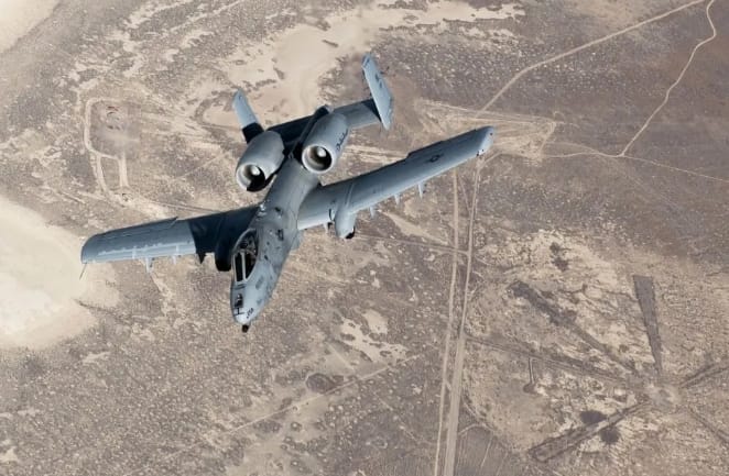  A-10 「疣豬」攻擊機。 圖 : 翻攝自 IC Photo 