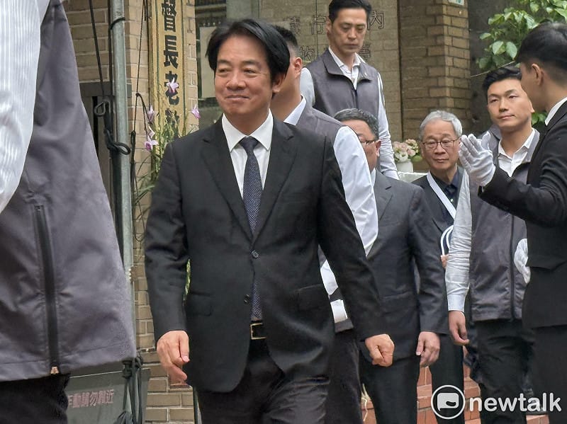 總統賴清德今出席原林義雄宅邸／台灣基督長老教會義光教會「具轉型正義意涵場址」標示牌揭牌儀式。&nbsp;&nbsp;&nbsp;圖：周煊惠 / 攝