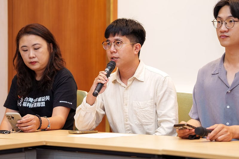  世代共好理事長張育萌。 圖：台灣青年民主協會 提供 