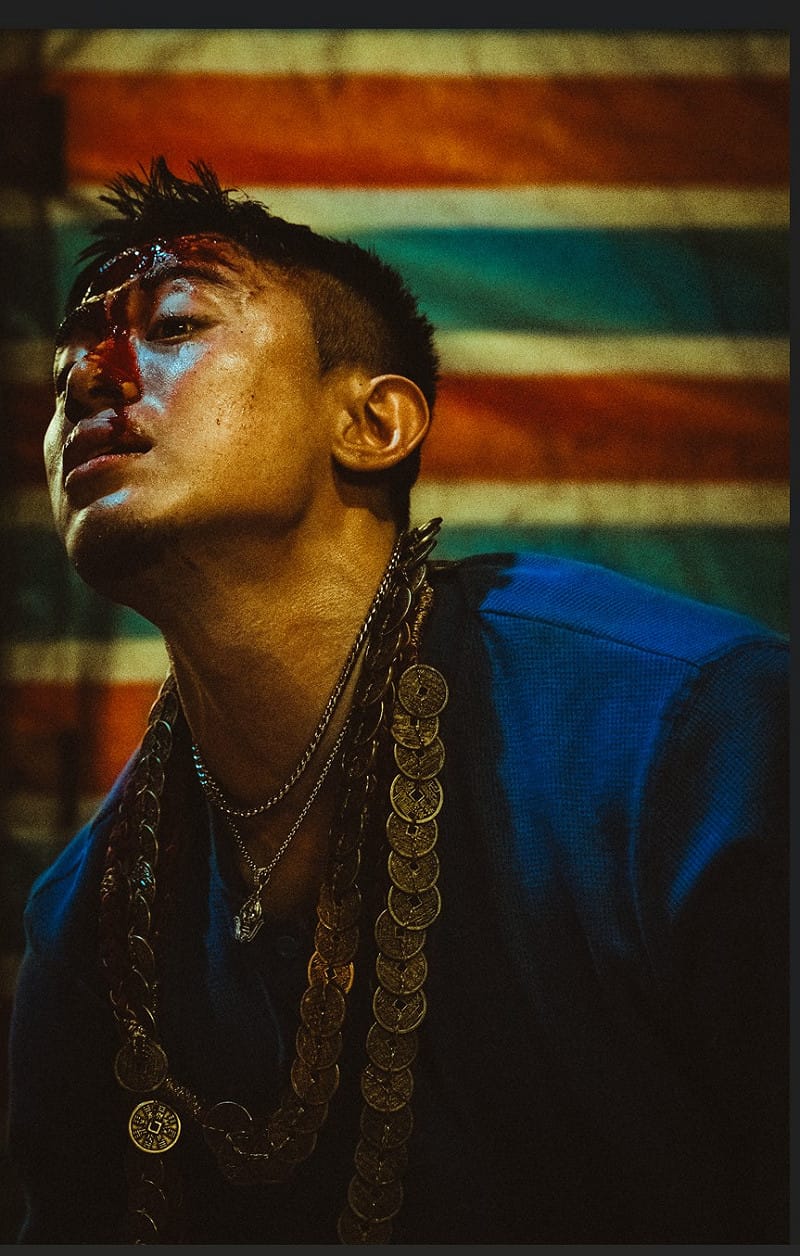 初孟軒被師父提醒拍攝過程可能會有「血光之災」，第一場戲就爆頭見血。&nbsp;&nbsp;&nbsp;圖：網銀國際影視／提供