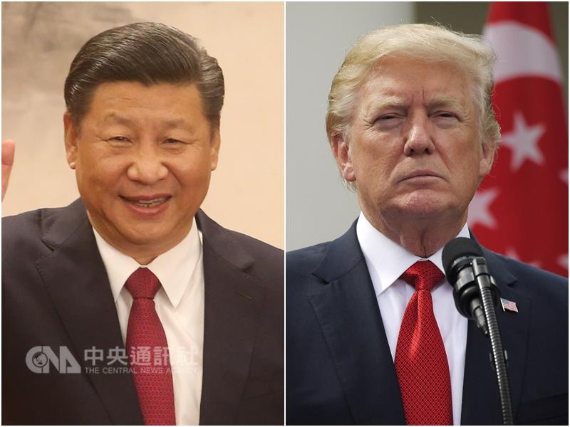 美國總統川普（右）將展開上任後的首次亞洲行，面對中國大陸國家主席習近平（左），會激盪出什麼火花，各國都在觀察。   圖 : 中央社