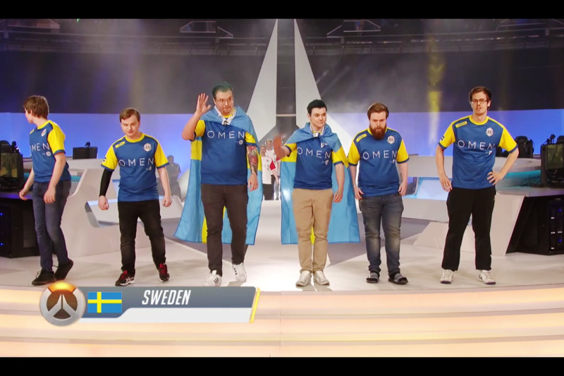 瑞典以3比0完封英國、晉級四強。   圖：暴雪娛樂提供