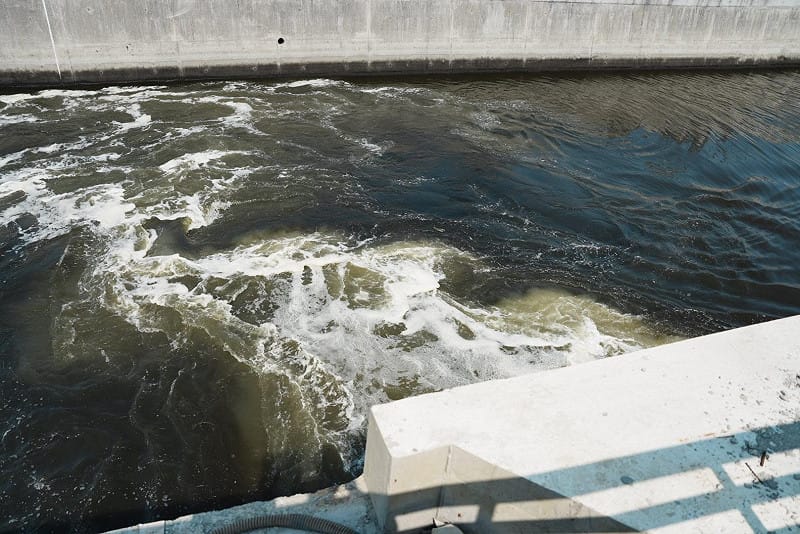 台南市學甲區「M幹線抽水站及調節池工程」。&nbsp;&nbsp;&nbsp;圖：行政院提供