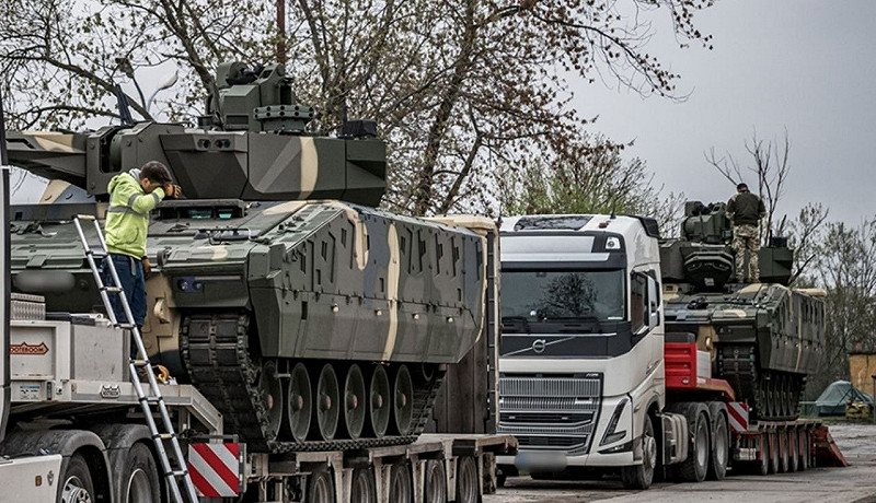  匈牙利陸軍接收德國製造的 KF41 「山貓」步兵戰車，並已配屬至第 30 裝甲步兵旅。 圖：翻攝自Ｘ／@NSTRIKE1231 