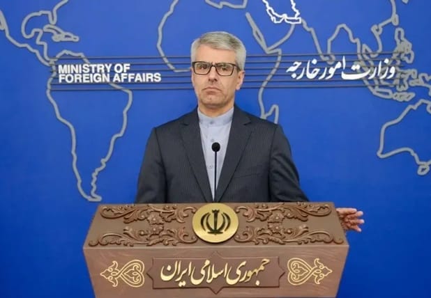 伊朗外交部發言人巴加埃 。&nbsp;&nbsp;&nbsp;圖 : 翻攝自長安街知事