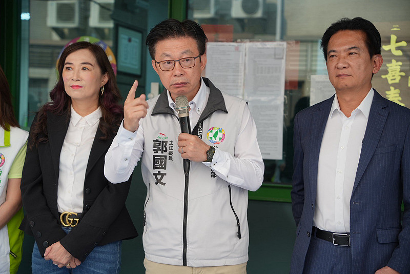 郭國文表示，擔任立委南北往來、職務繁忙，但經審思後，他決定競選主委連任，繼續為黨承擔。&nbsp;&nbsp;&nbsp;圖：郭國文服務處提供