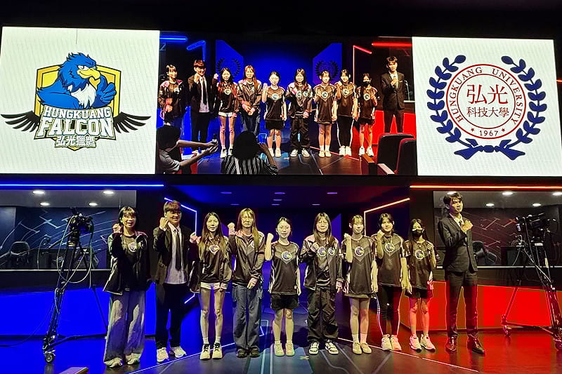 「弘光獵鷹女子戰隊」展開為期三天的線下集訓。&nbsp;&nbsp;&nbsp;圖：弘光科大/提供