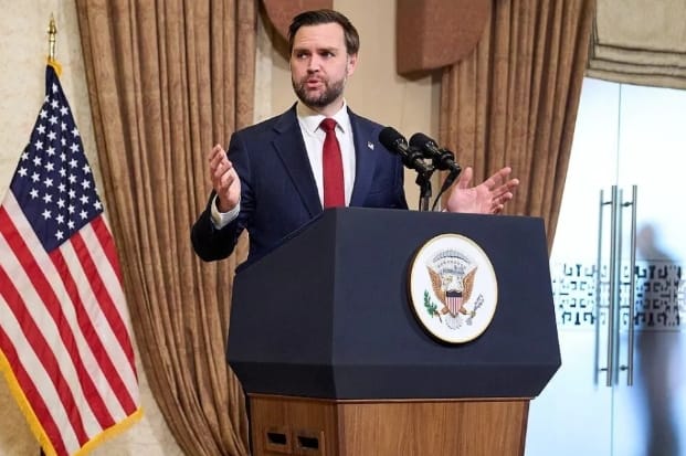 美國副總統范斯。&nbsp;&nbsp;&nbsp;圖 : 翻攝自長安街知事