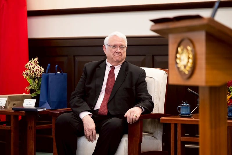  美國智庫2026戰略暨國際研究中心（CSIS）會長何慕理（Dr. John Hamre）。 圖：總統府提供 