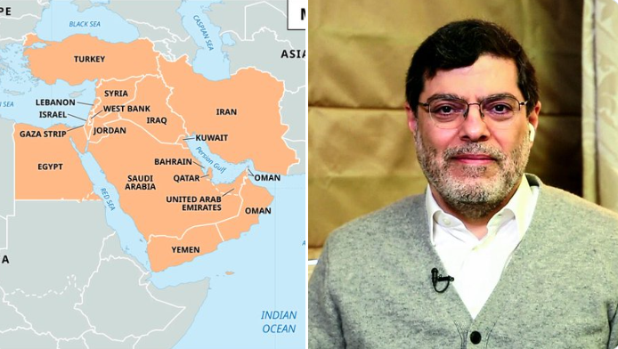 伊朗學者、曾參與談判的穆罕默德·馬蘭迪公開呼籲，所有人應立即撤離卡達、阿聯酋、巴林、沙烏地阿拉伯與科威特，並警告波斯灣船隻須做好緊急棄船準備。&nbsp;&nbsp;&nbsp;圖:翻攝自X帳號@Megatron_ron(新頭殼合成)