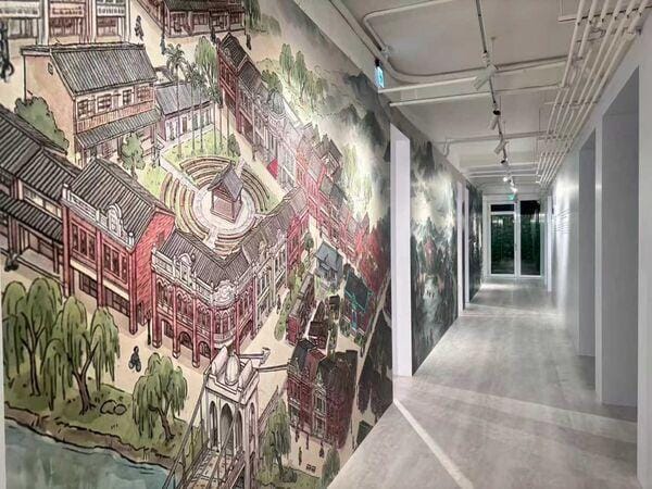 一號辦公室轉型為沉浸式展館。&nbsp;&nbsp;&nbsp;園：桃園市政府風景區管理處／提供