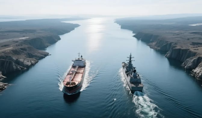 巴拿馬運河。&nbsp;&nbsp;&nbsp;圖 : 翻攝自金十新媒體